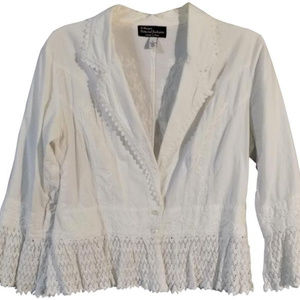 cardigan with applique design